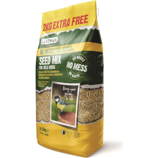 Gardman No Mess Seed Mix for Wild Birds