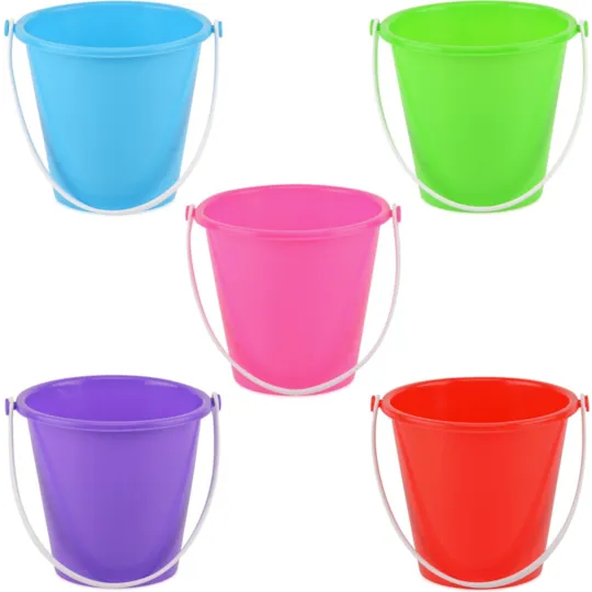 Colorful Plastic Buckets Set