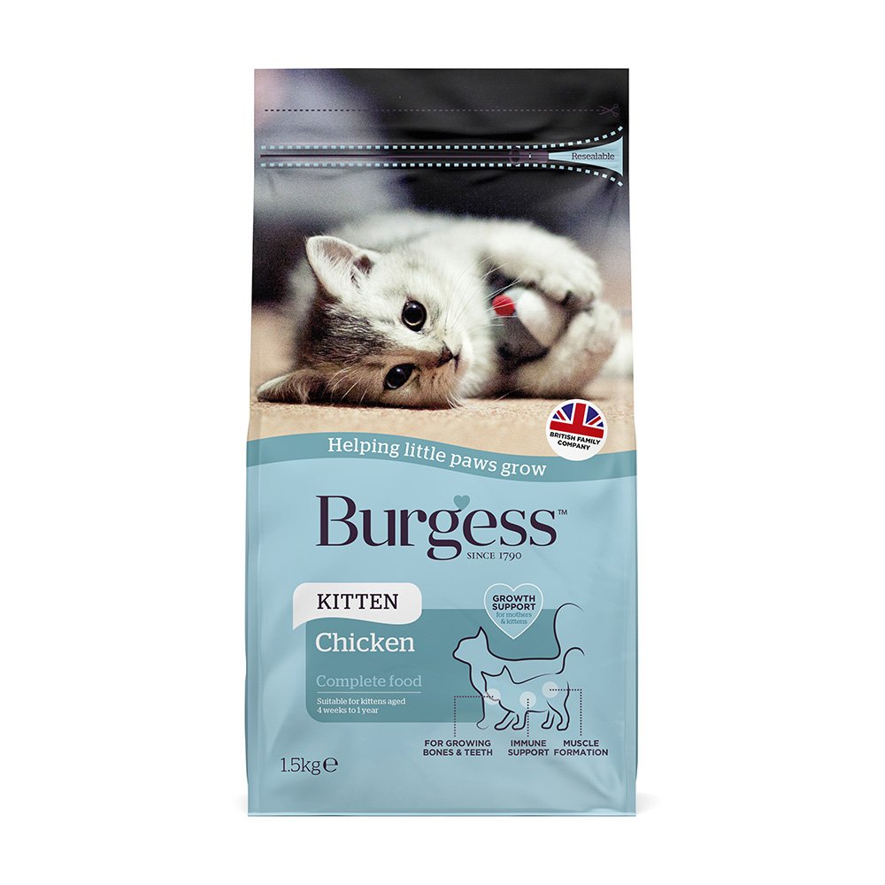 Burgess Kitten Chicken Complete Food