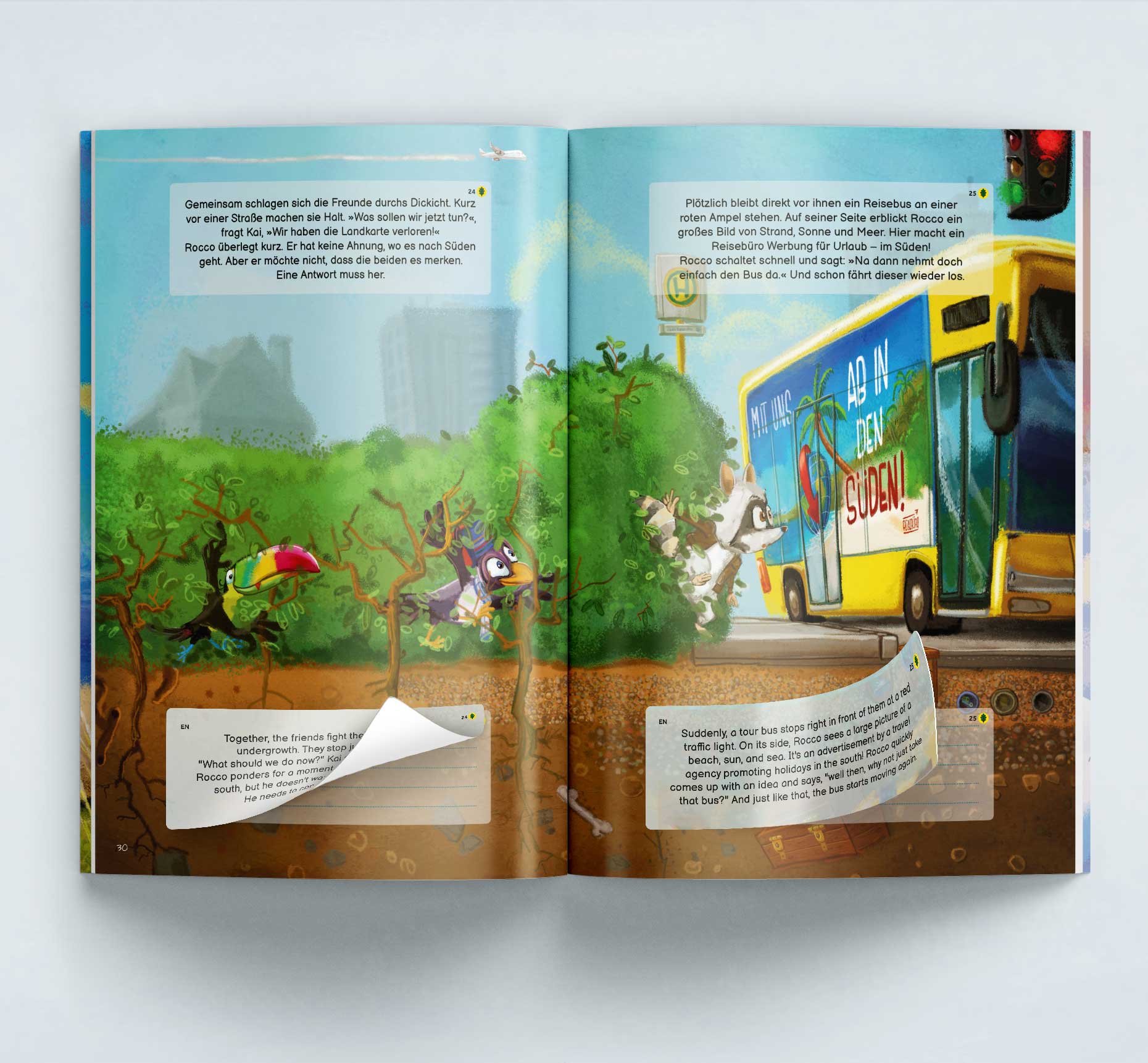 Kai & Kiki 2 Multilingual Sticker Storybook 