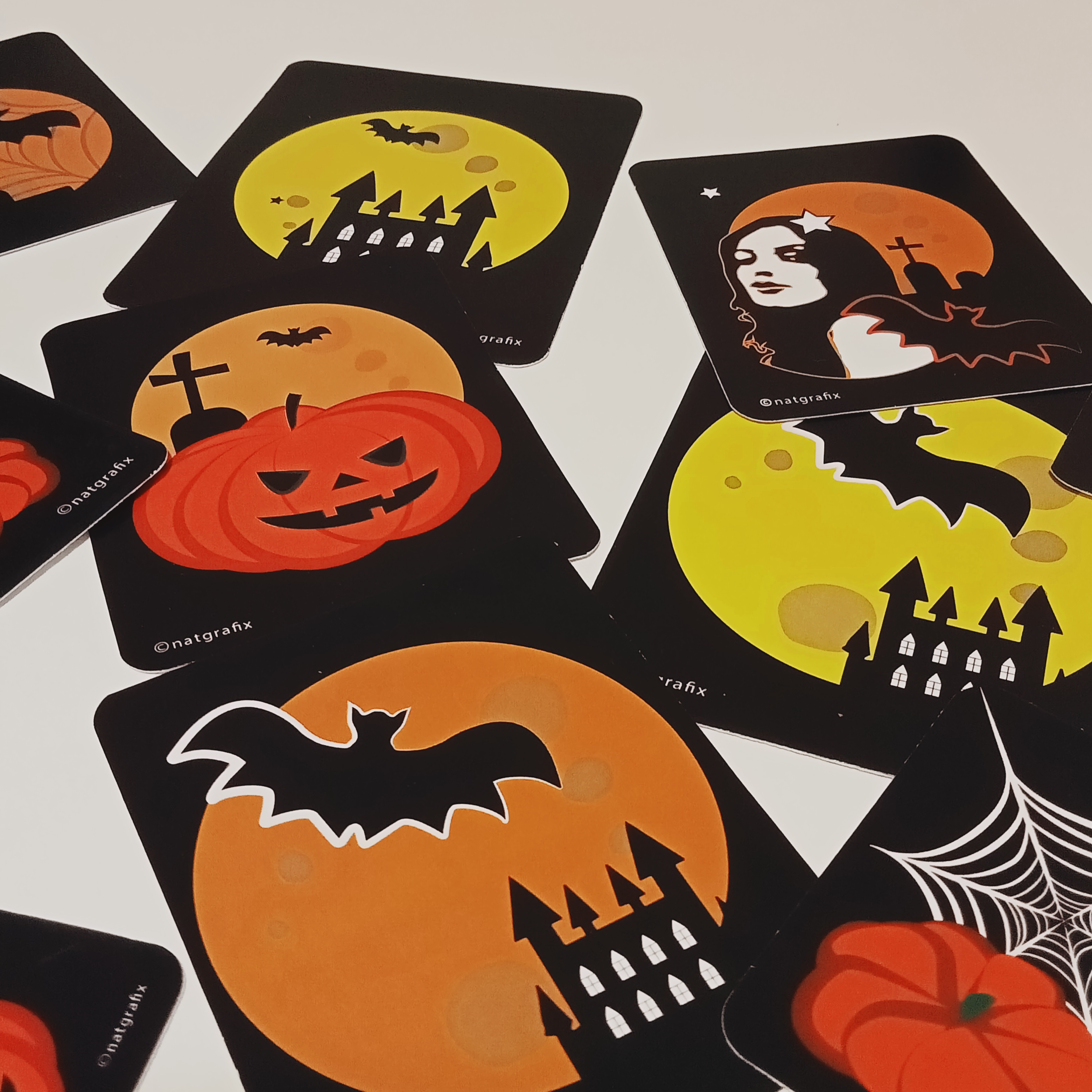 Cartes décoratives Halloween !!!