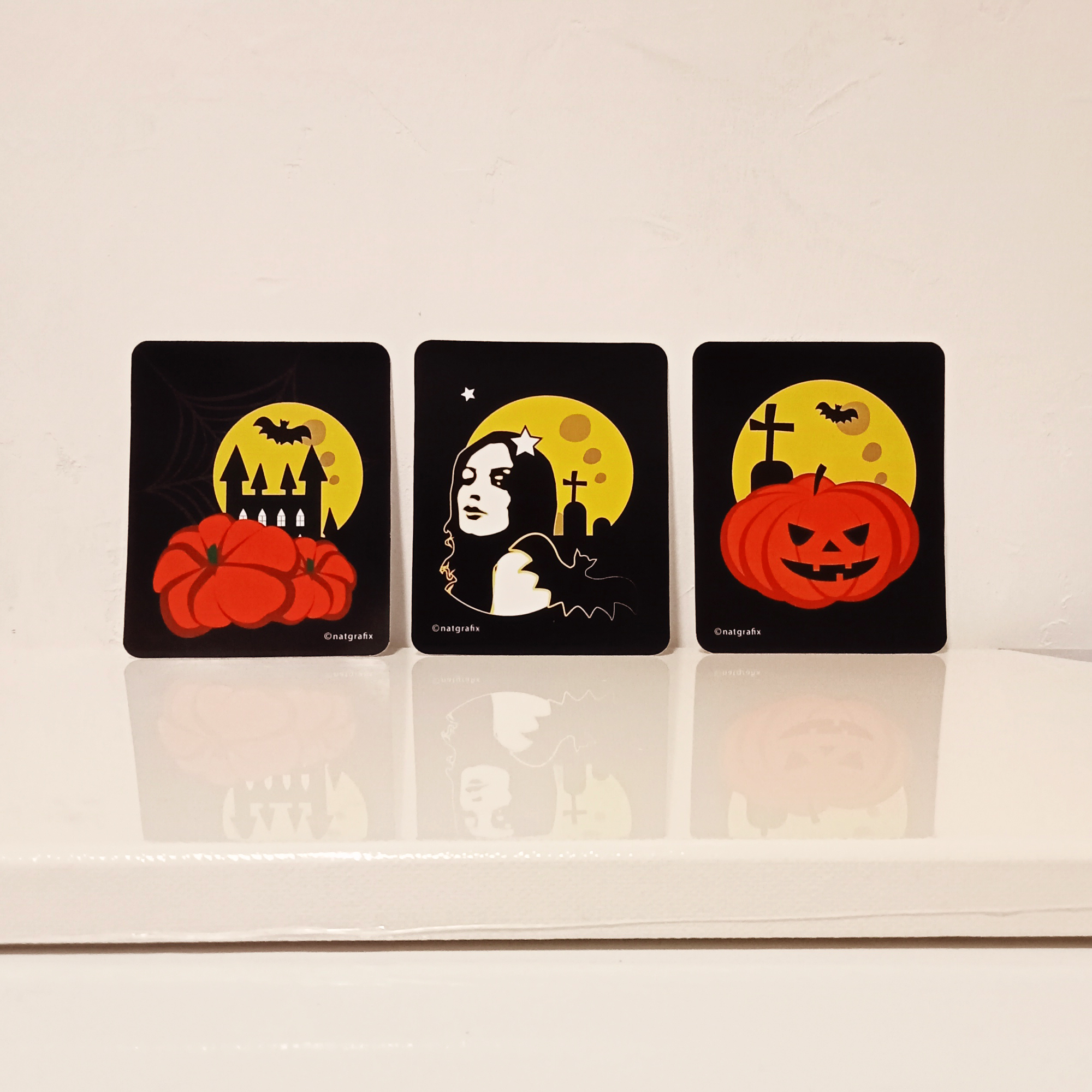 Pack 5 Cartes Halloween