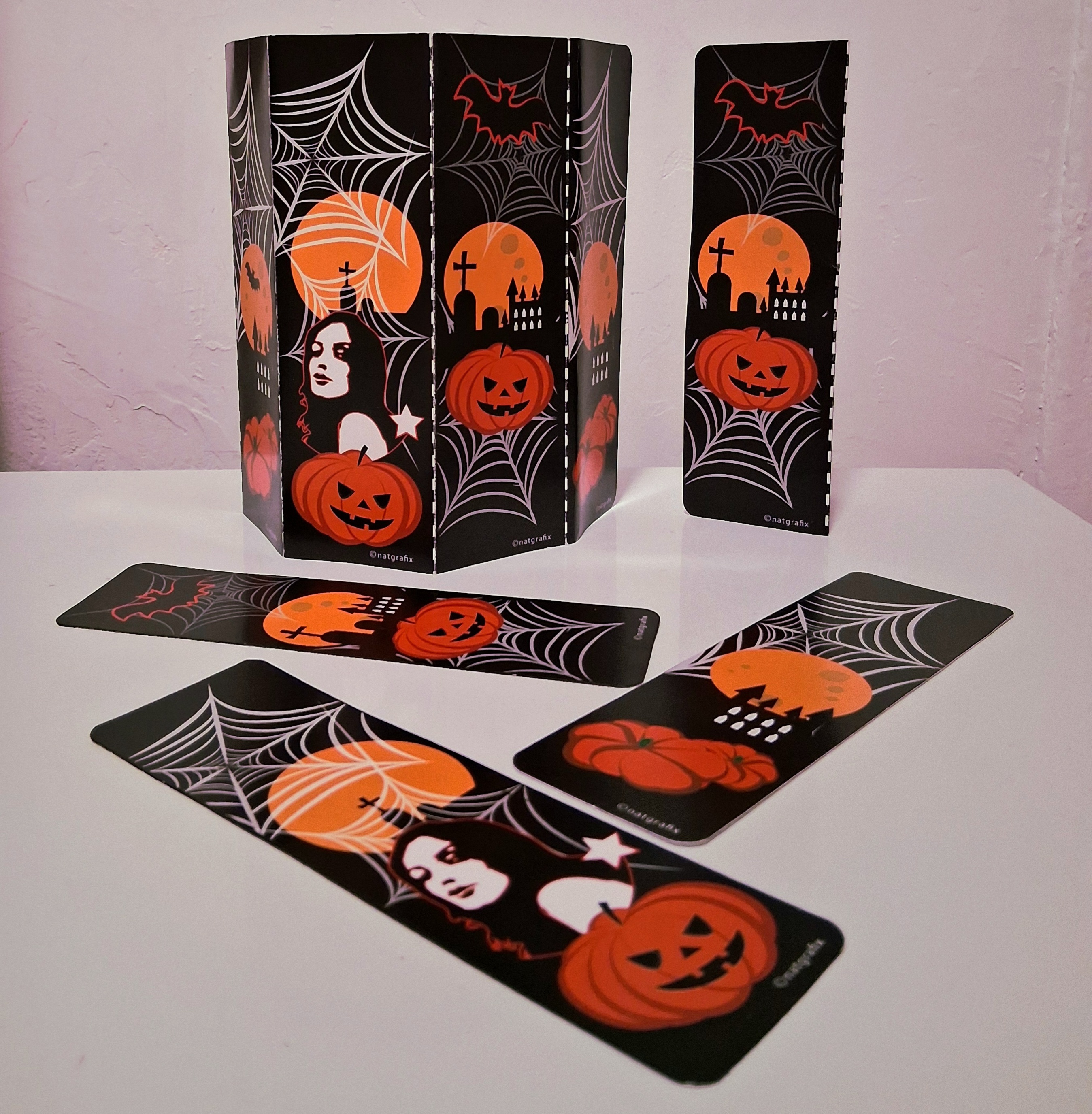 Planche Marque-pages Halloween 
