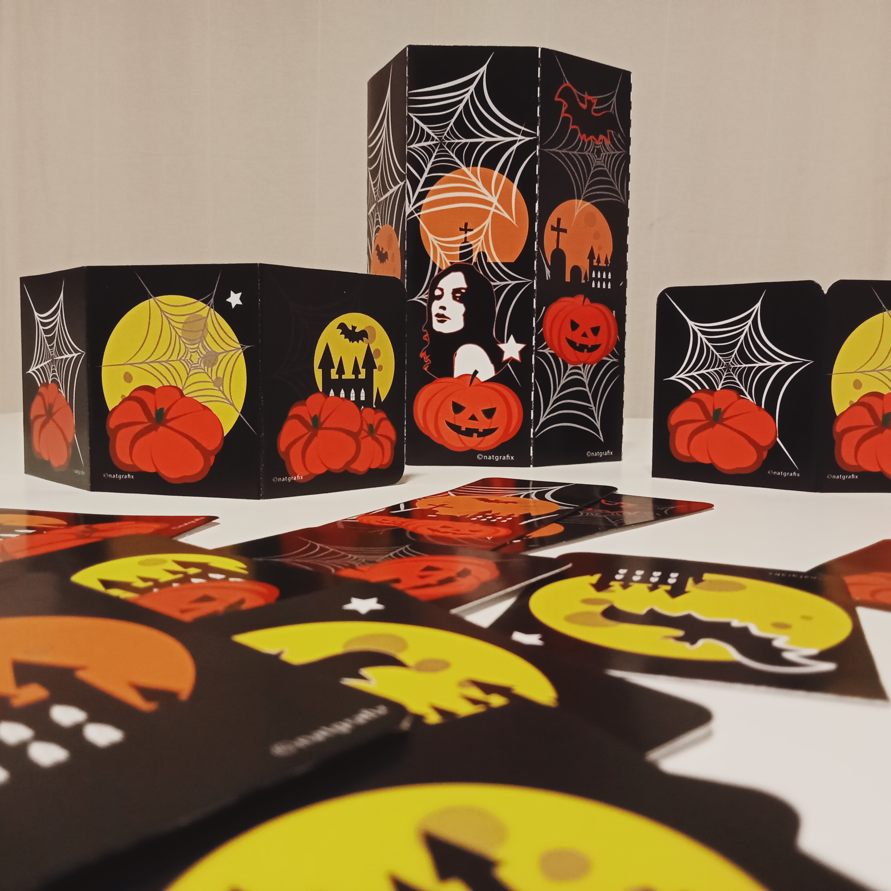 Cartes décoratives Halloween !!!