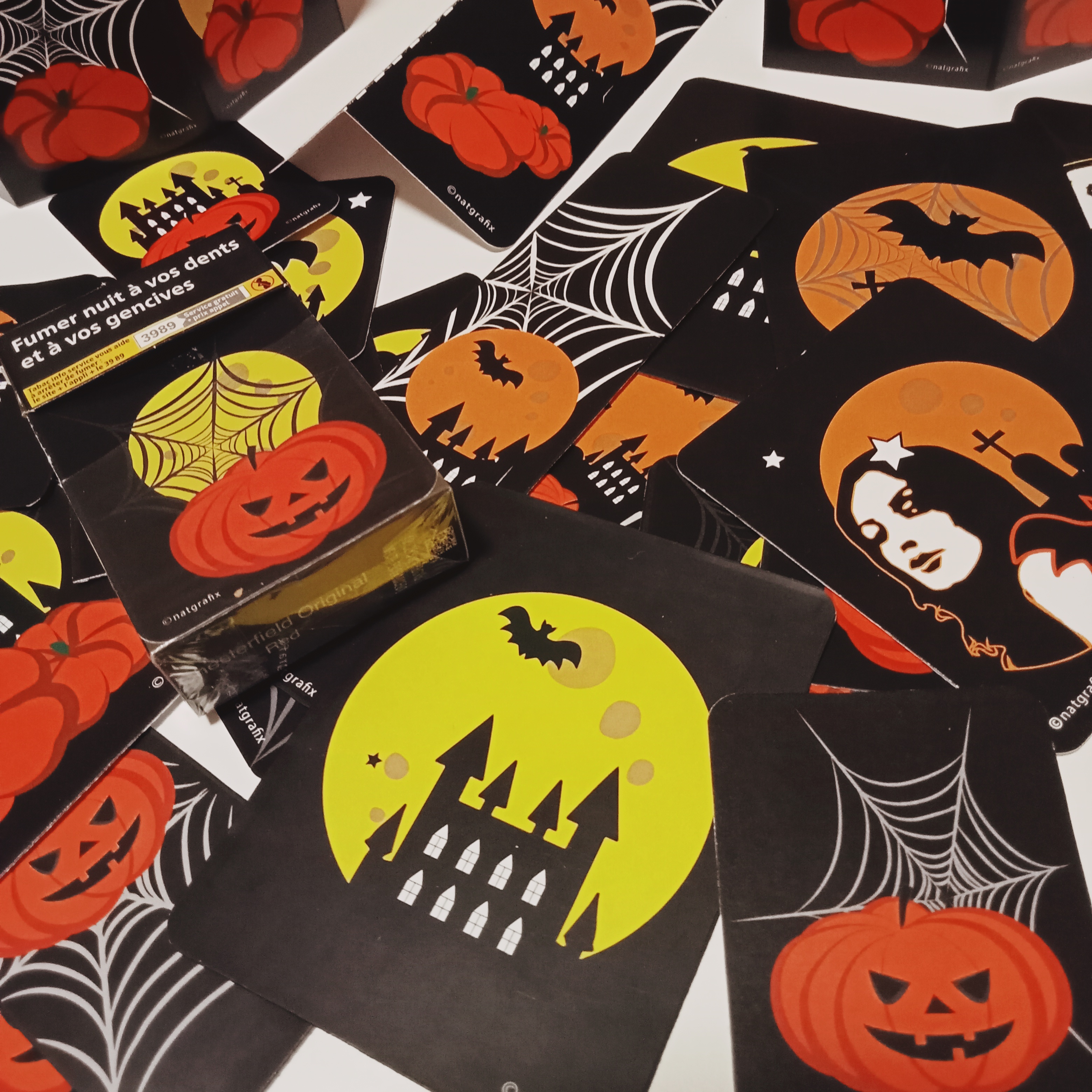 Cartes décoratives Halloween !!!