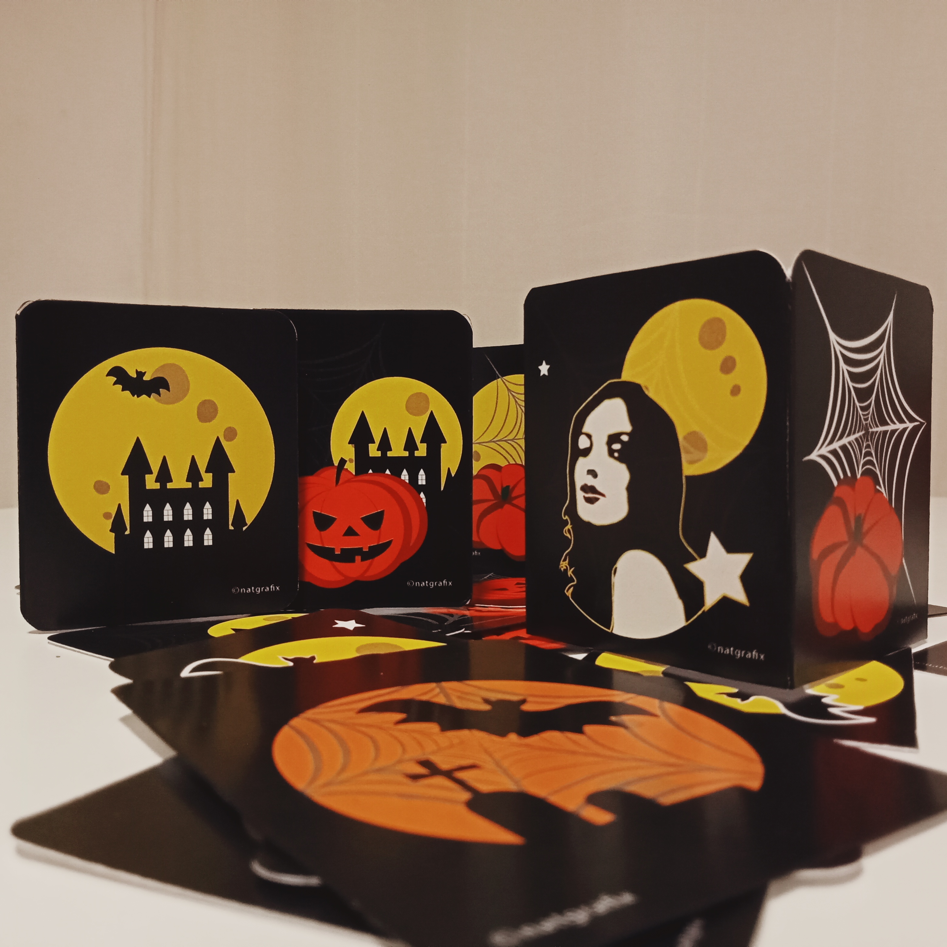 Cartes décoratives Halloween !!!