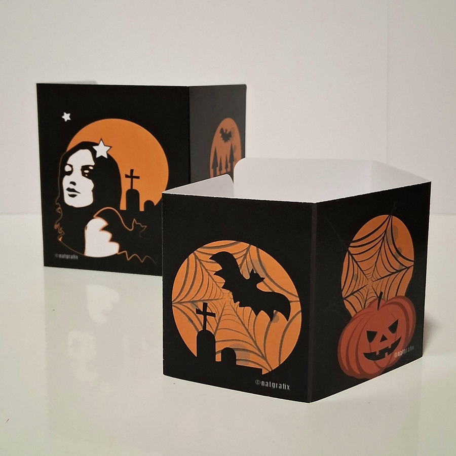 Carte 3 volets Halloween 