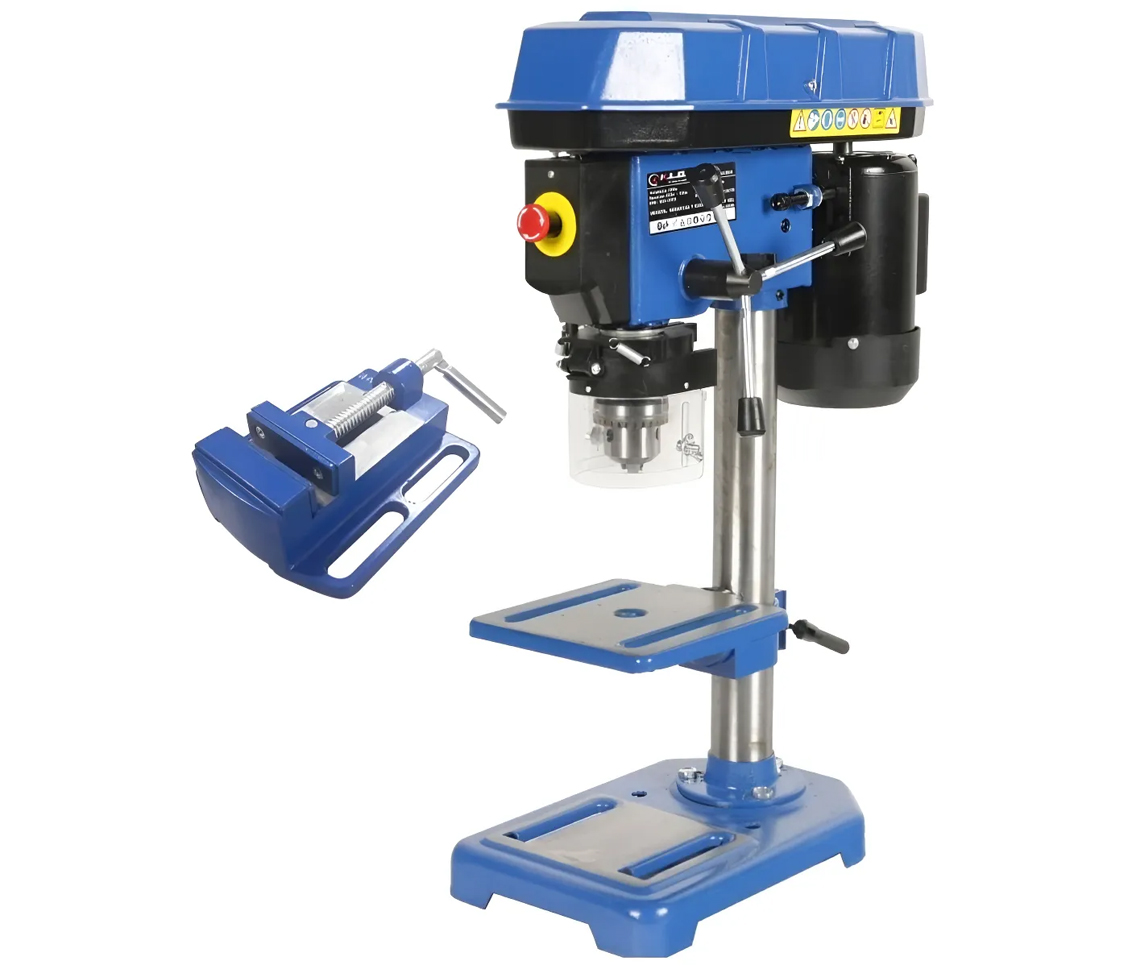 Taladro de banco KLD kldtb16plus 16mm 500W eco con morsa