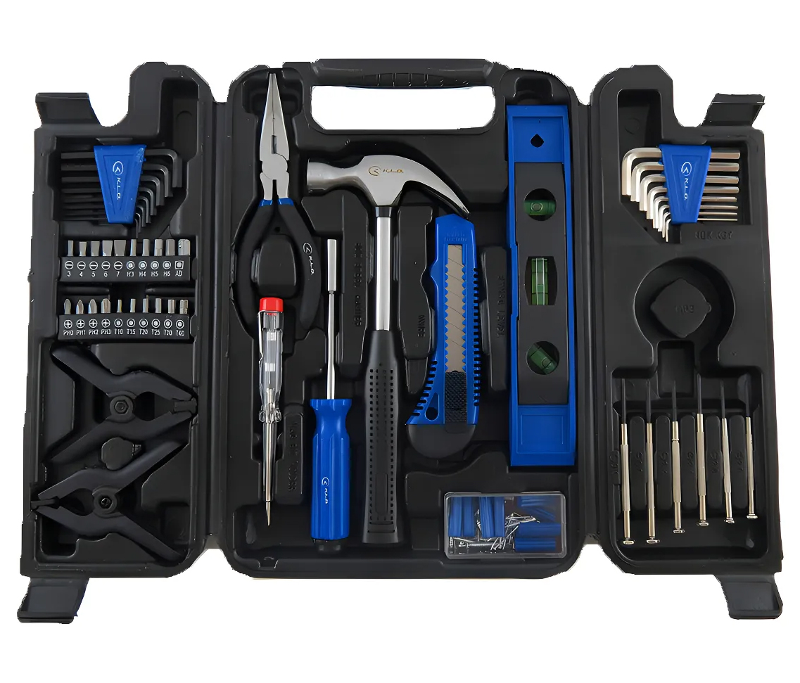 Set herramientas KLD KLD1840 130 piezas caja plegable