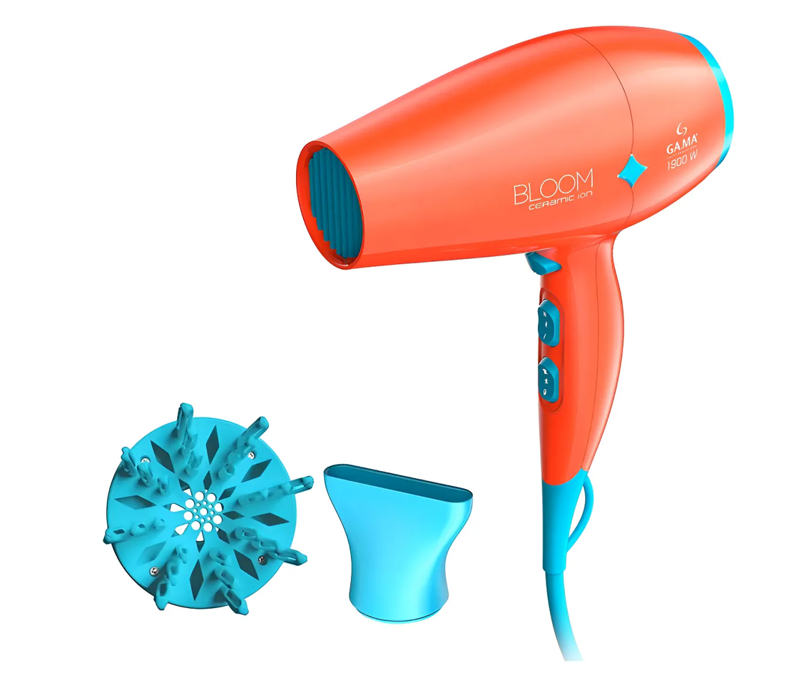 Secador de cabello Gama Diamond bloom orange