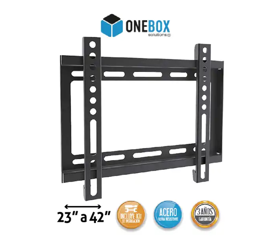 Soporte TV One Box OB-F24 23 a 43pulg. Fijo