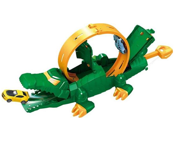 Lanzador de autos cocodrilo Con pista