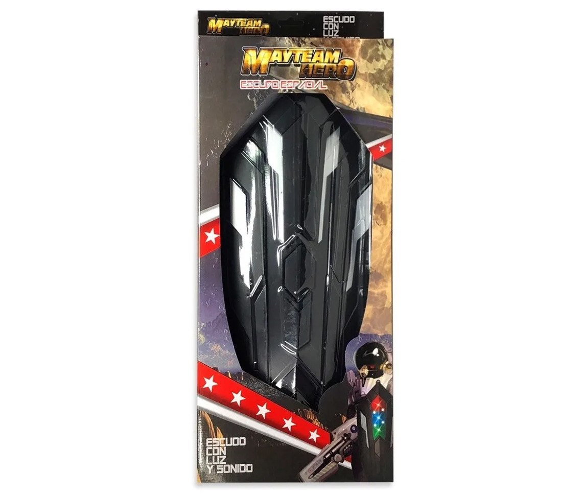 Juguete Escudo Negro con Luz y Sonido WL5026