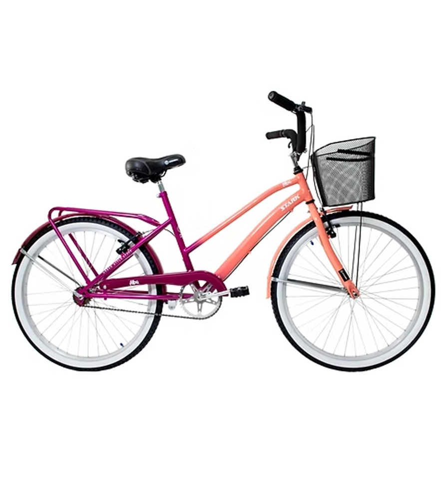 Bicicleta Alba Stark rodado 26 c/canasto