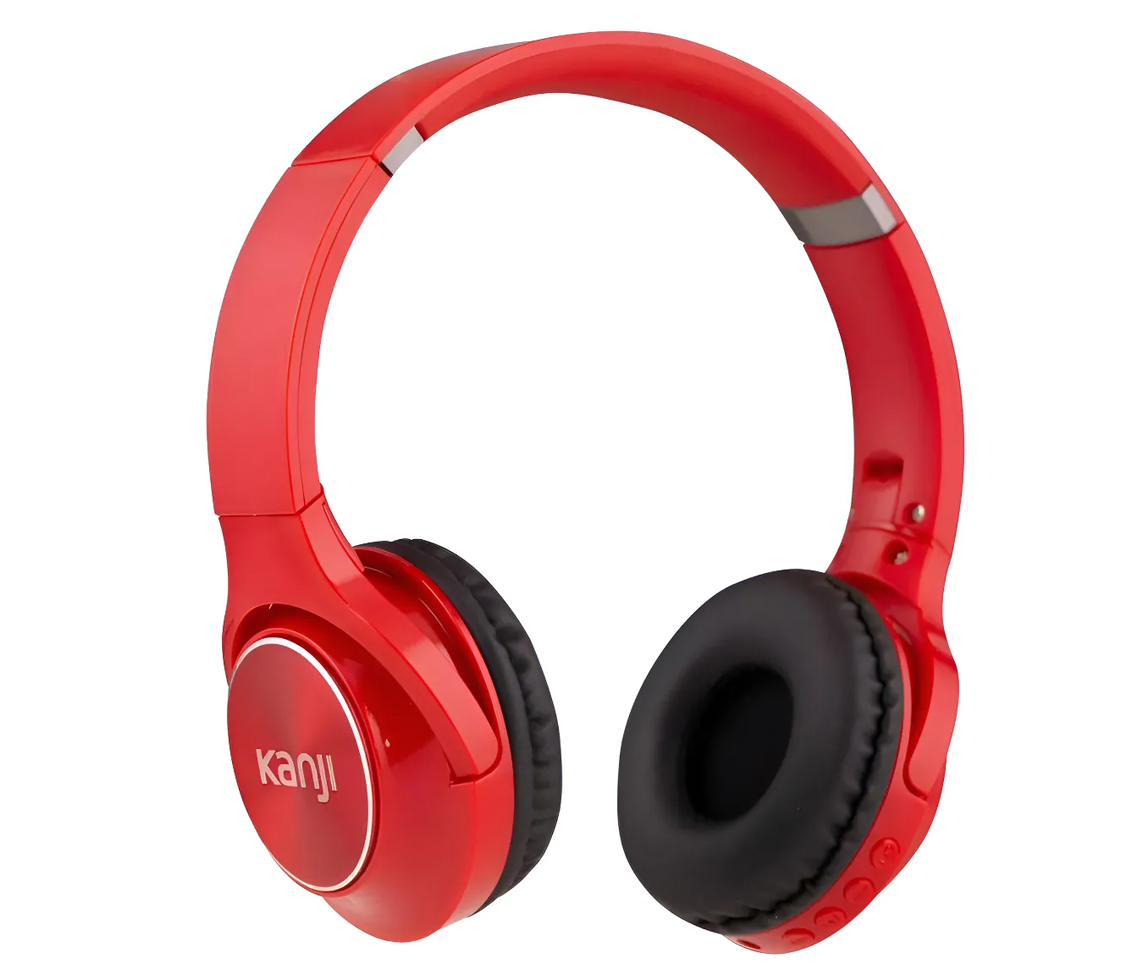 Auricular Kanji KJ-AUBT001 vincha BT rojo