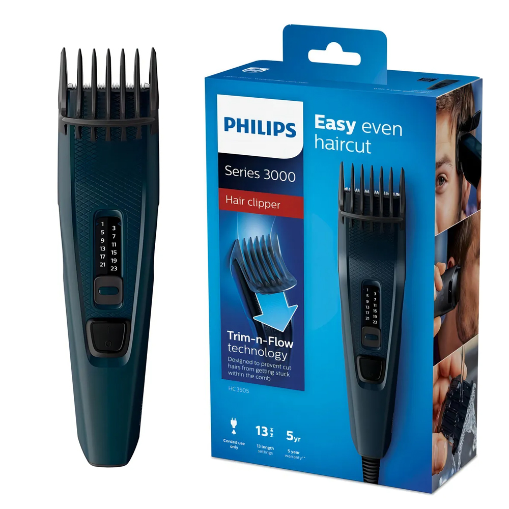 Cortadora de Cabello Philips 3000 Series Cableada HC3505