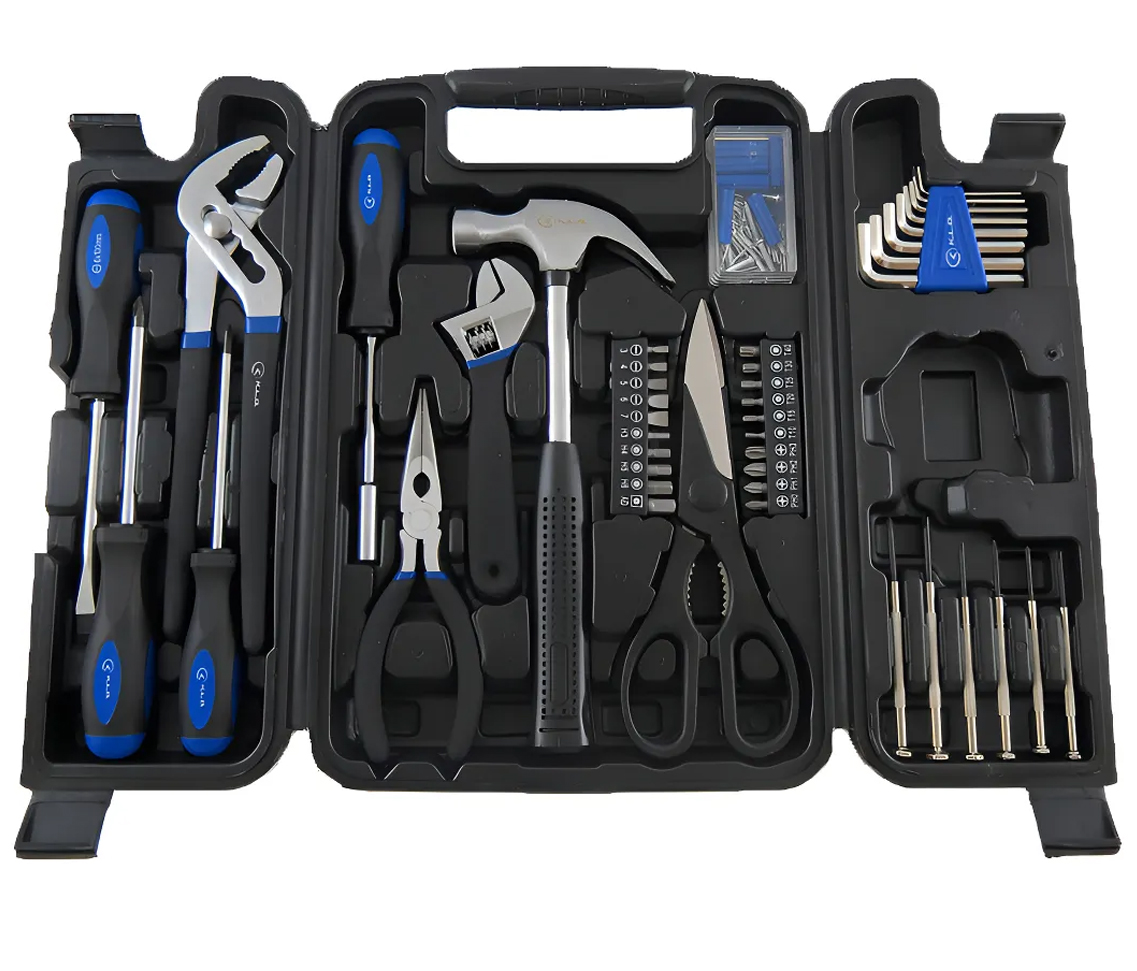 Set herramientas KLD KLD1841 132 piezas caja plegable