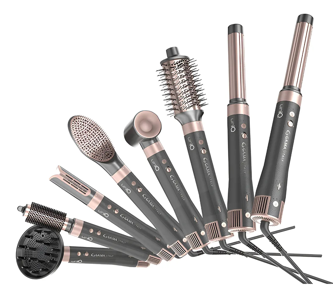 Cepillo GAMA Uniq Multistyler vibrance 8 en 1