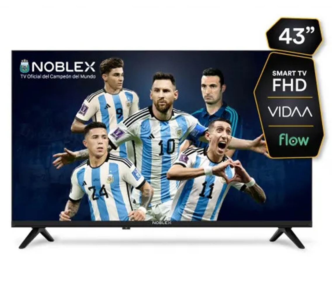 Televisor Noblex 43'' FHD con Sistema Vidaa
