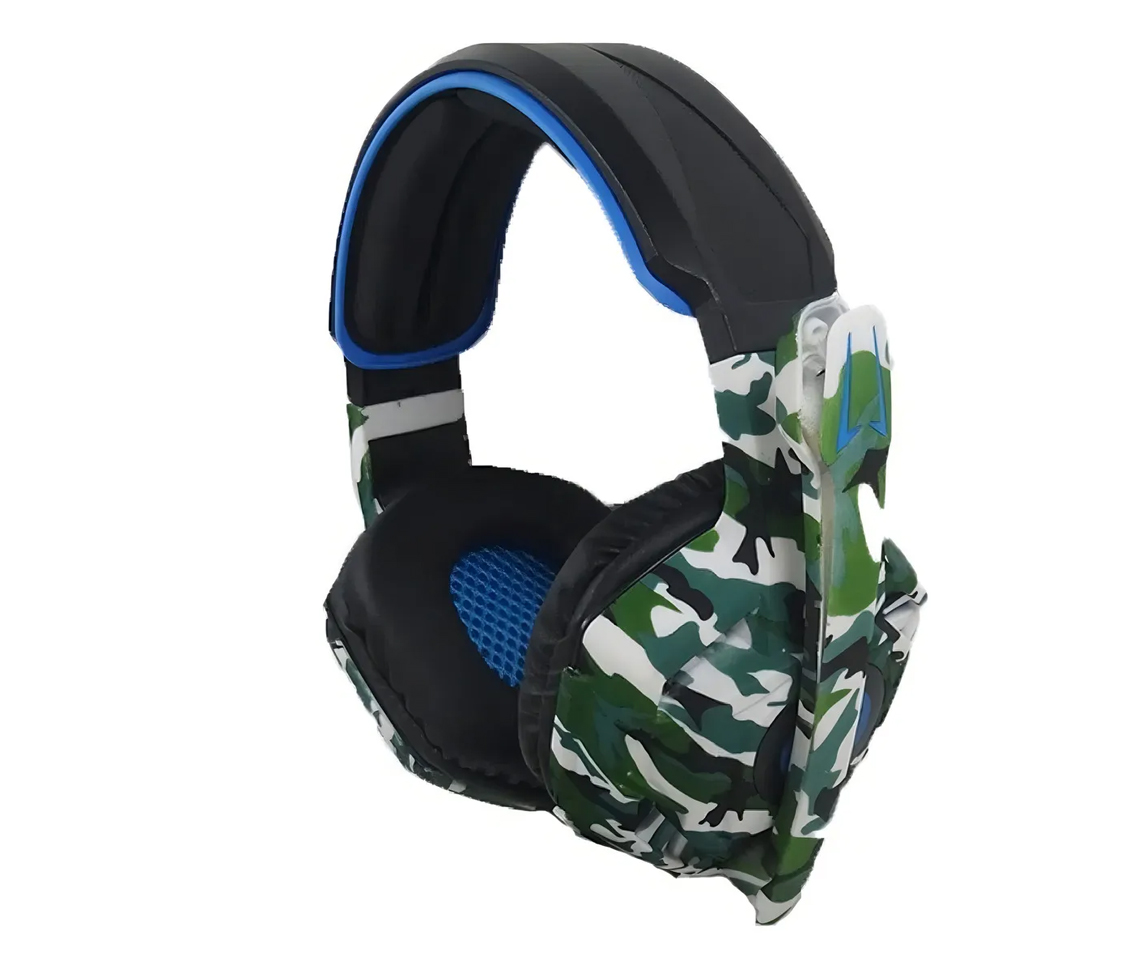 Auricular Kanji gamers camuflado Z vincha