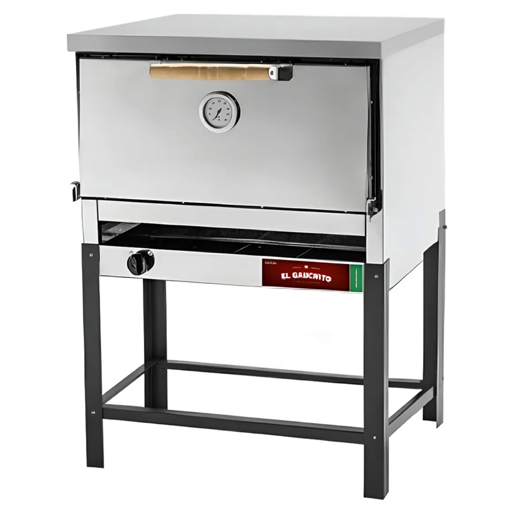 Horno Pizzero El gauchito 12 Moldes Sol Acero Inoxidable 608-i