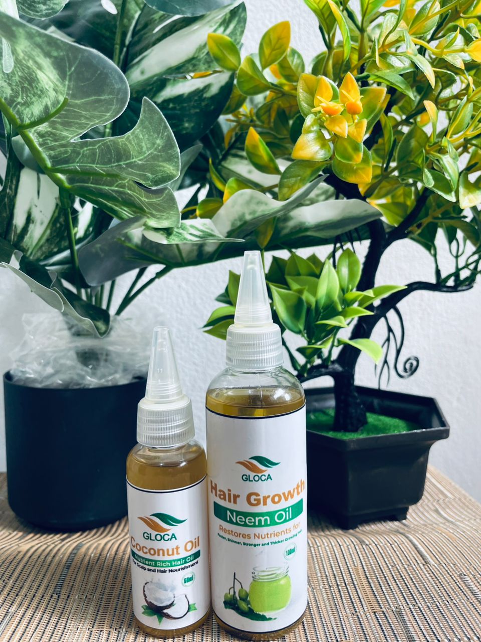Gloca Hair Growth Coconut Oil and Hair Formula Combo