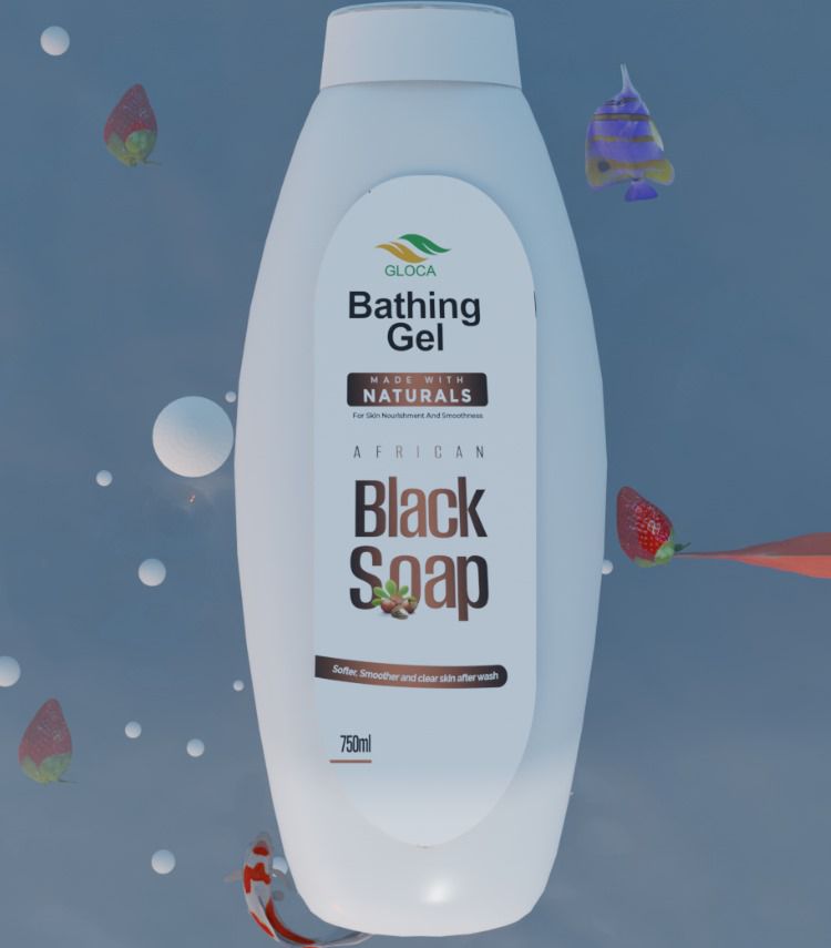 African Black Soap Bathing Gel
