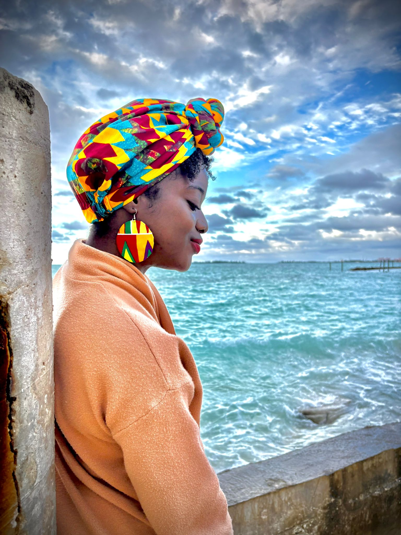 Vibrant African Print Headwrap