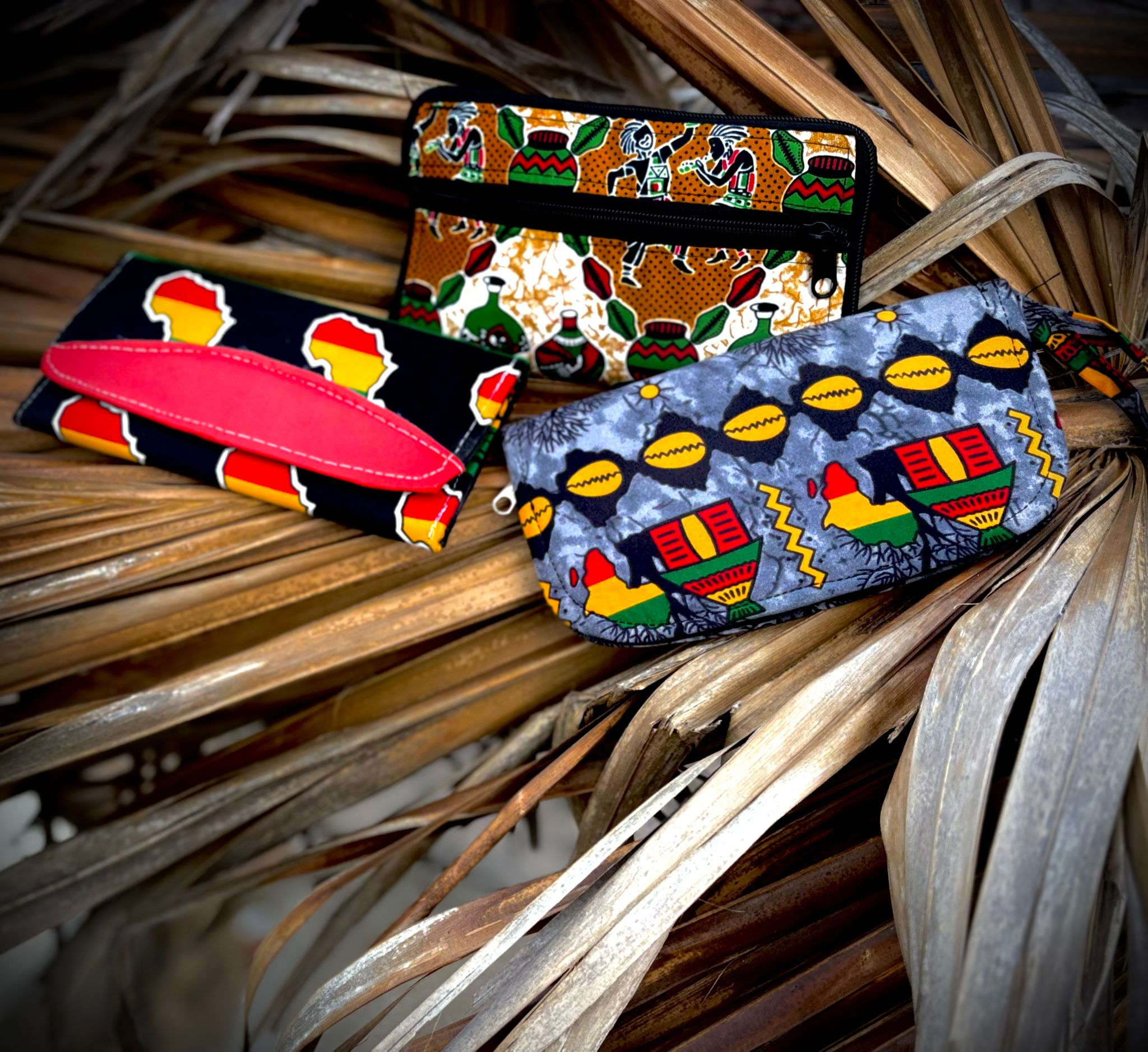 African Print Clutch Bags