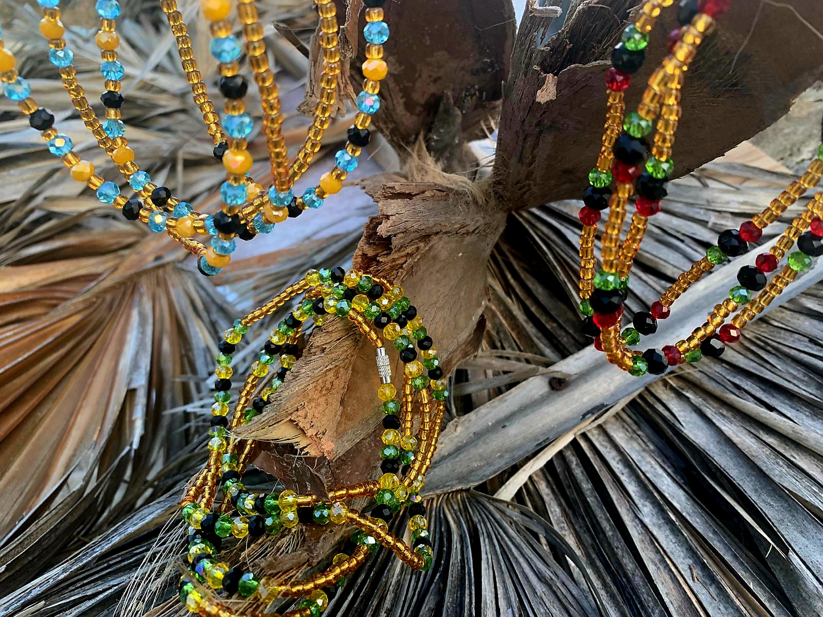 Handmade Waist Beads - Caribbean Islands Inspired