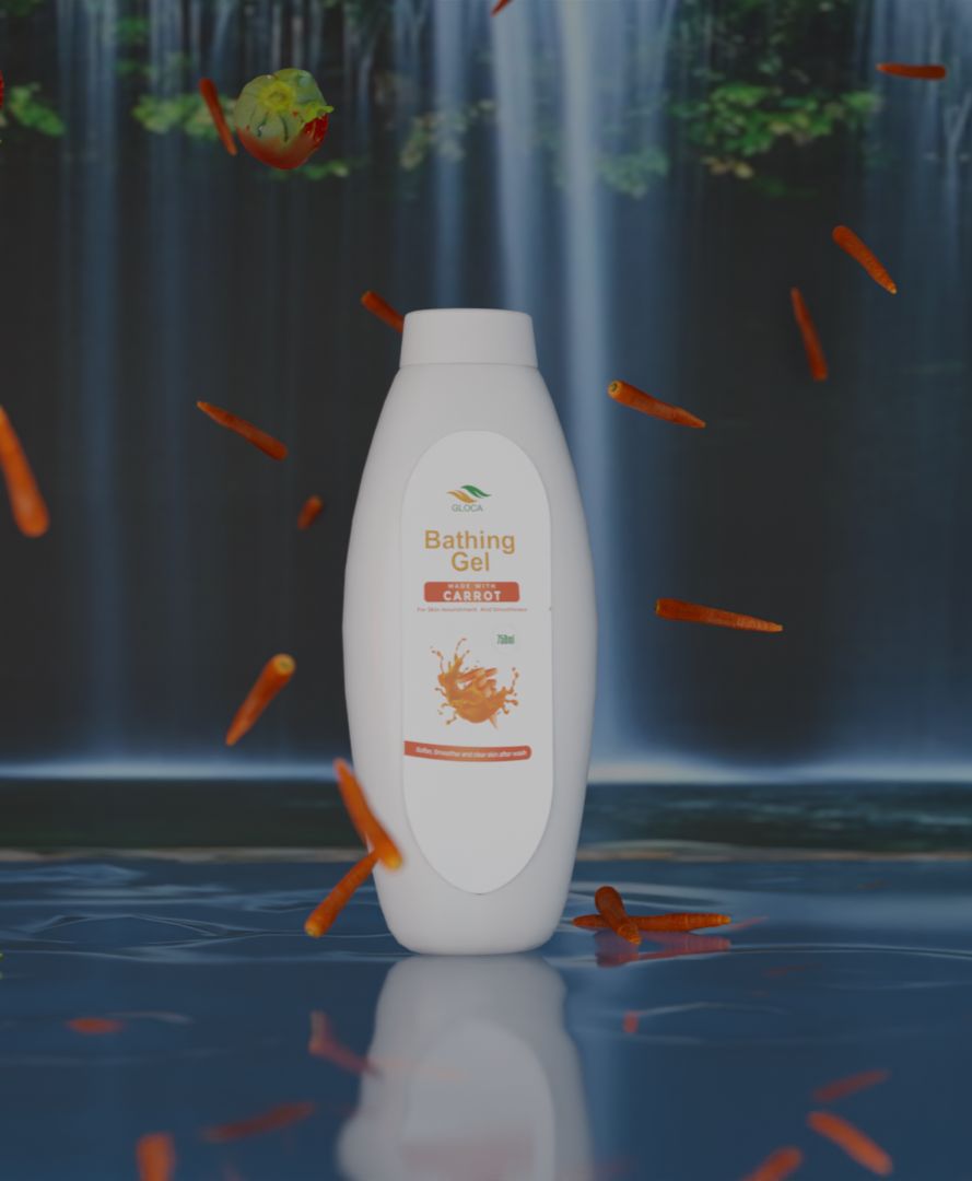 African Bathing Gel with Carrot