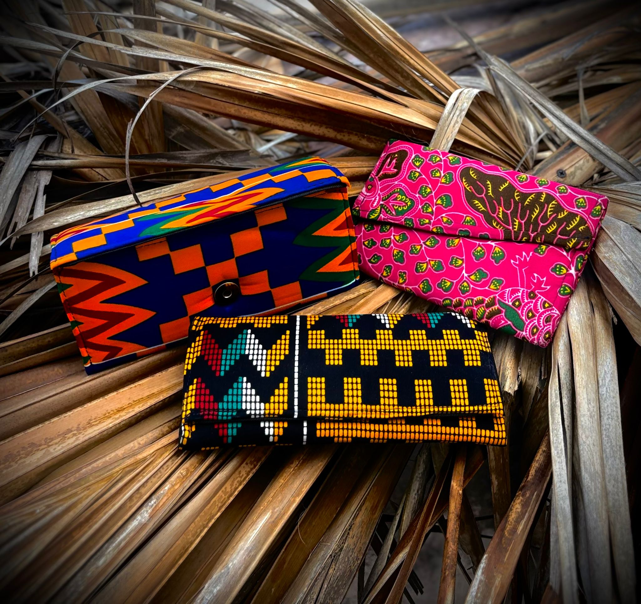 African Print Clutch Bags