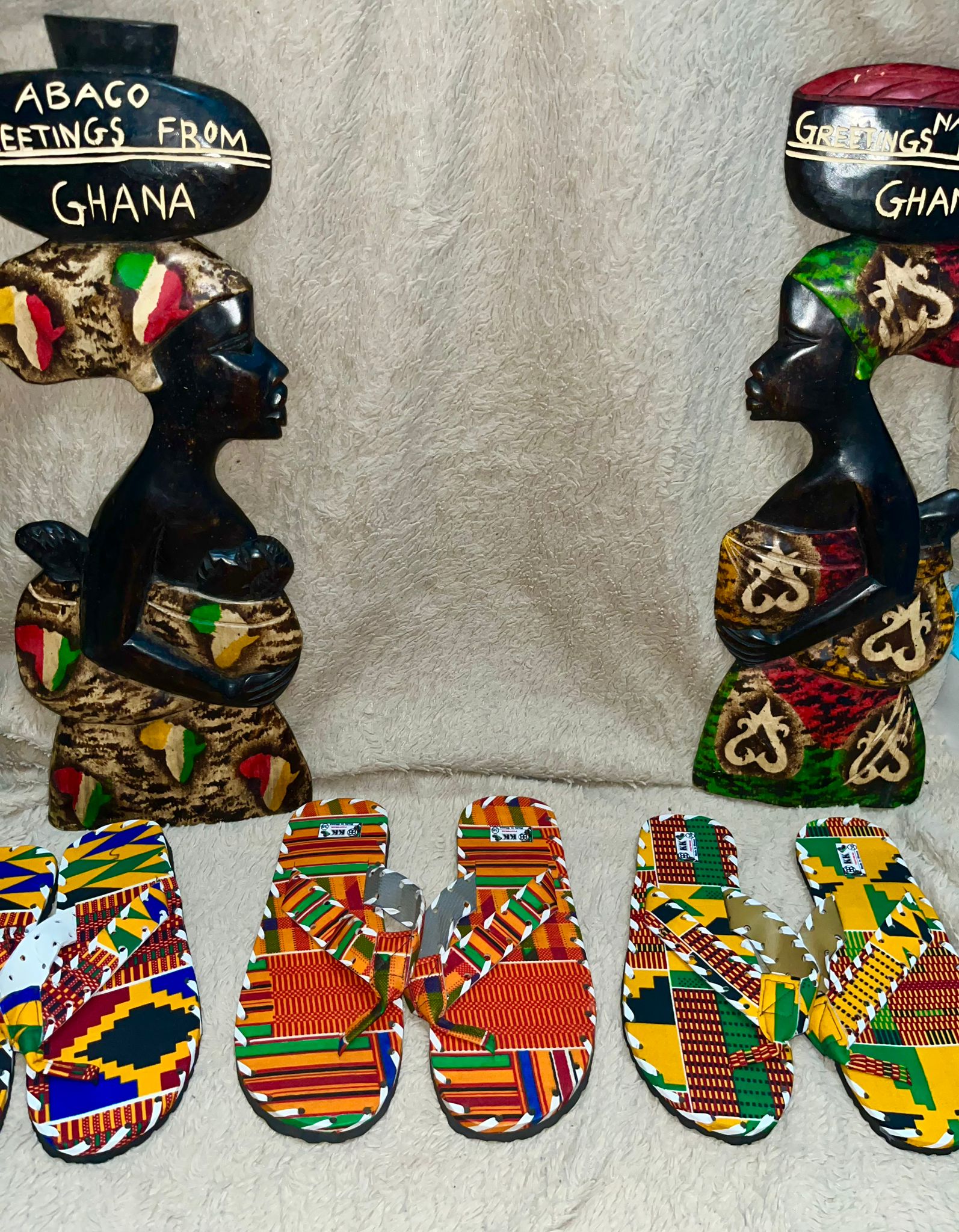 Authentic West African Kente Sandals
