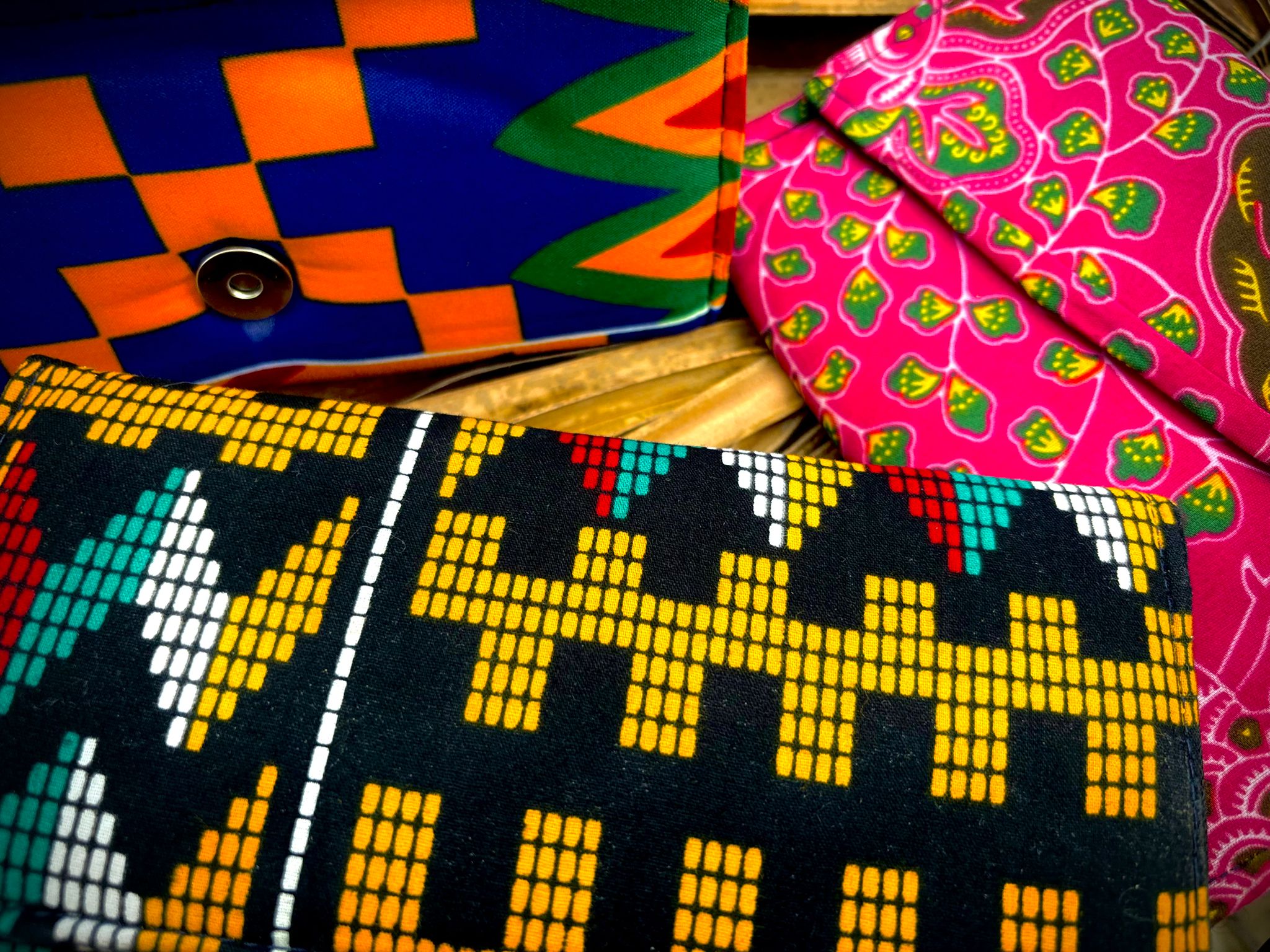 African Print Clutch Bags
