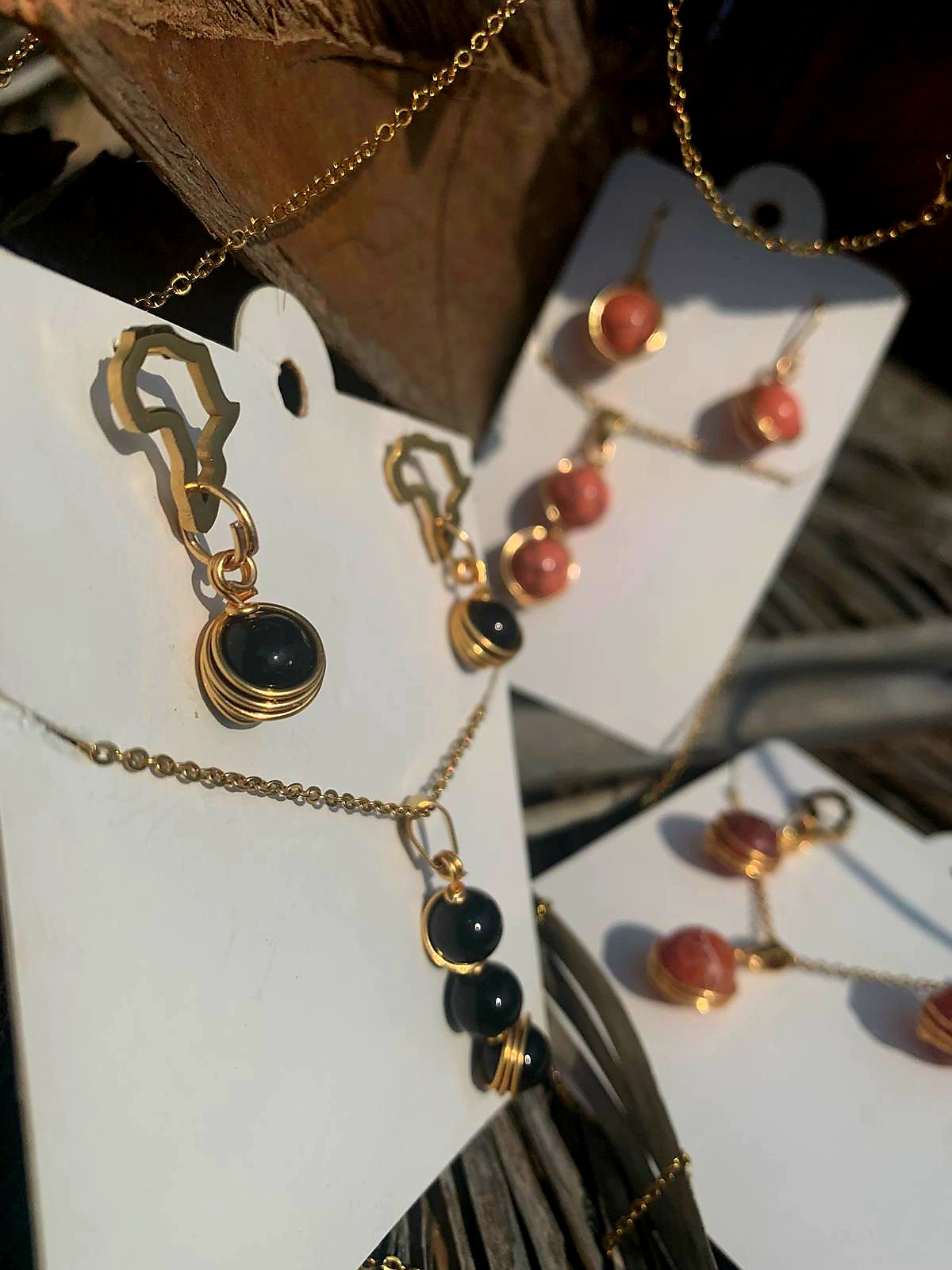 Handcrafted Gemstone Jewelry Set 