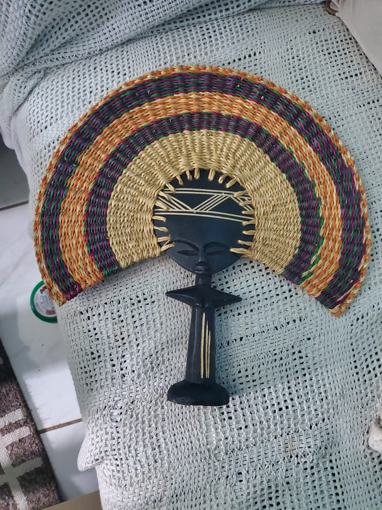 Handcrafted African Decorative Fan