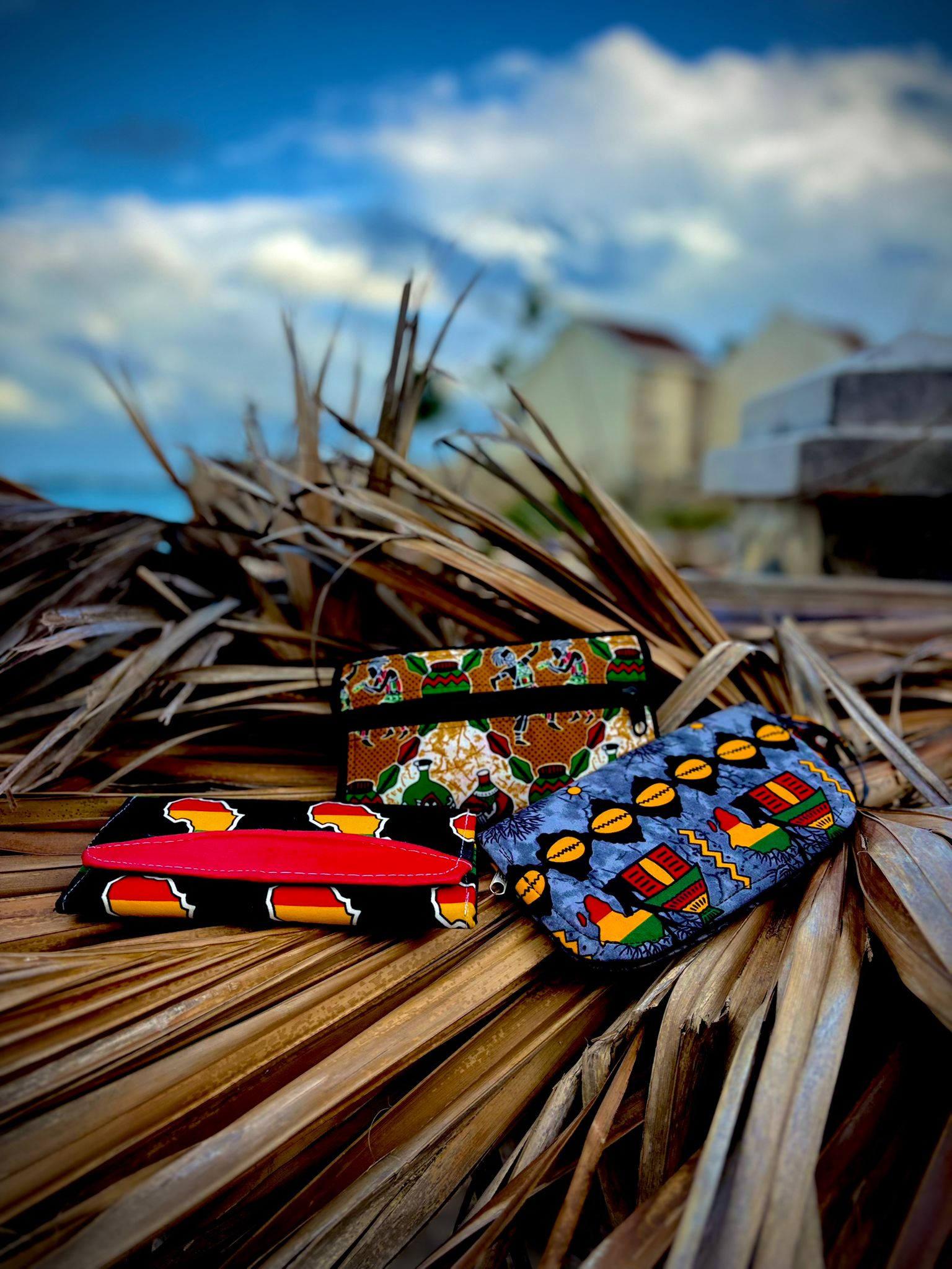 African Print Clutch Bags
