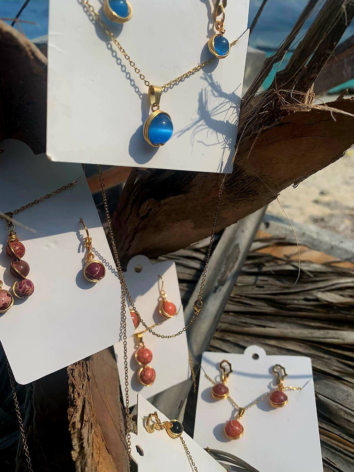Handcrafted Gemstone Jewelry Set 