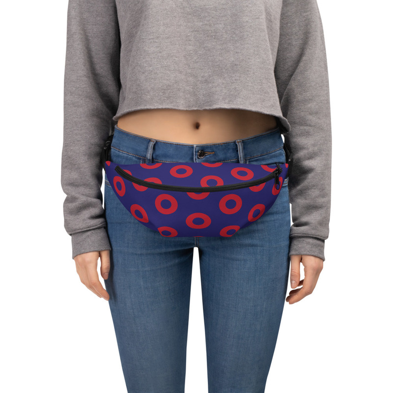 Red Circle Donut Fanny Pack - IHT