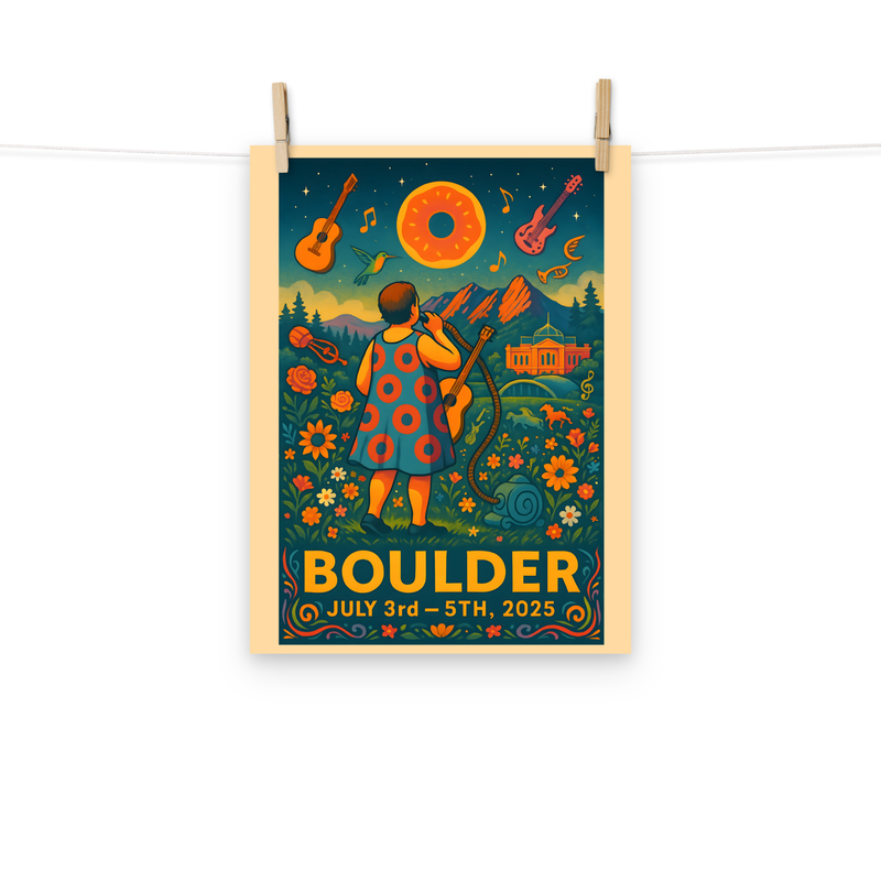 Phish Poster Summer Tour 2025 Boulder Lot Poster Phish Print