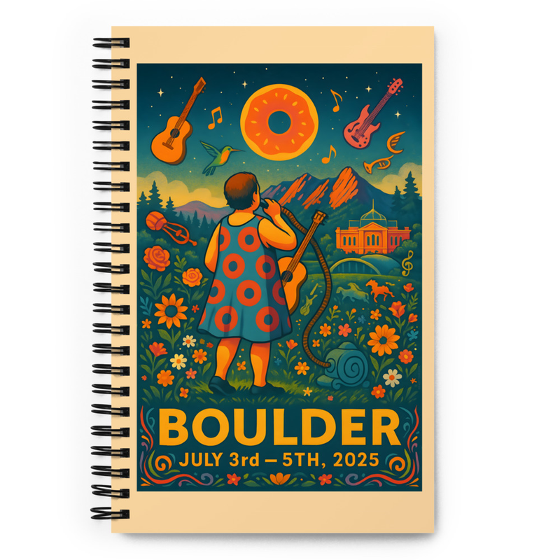 Phish Notebook Summer Tour 2025 Boulder Lot Notebook Phish Print