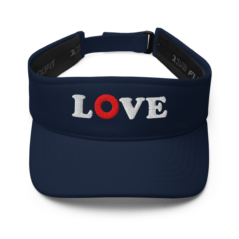 Love Phish Embroidered Flexfit Visor