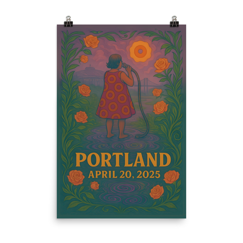 Phish Poster Spring Tour 2025 Portland Lot Poster Phish Print