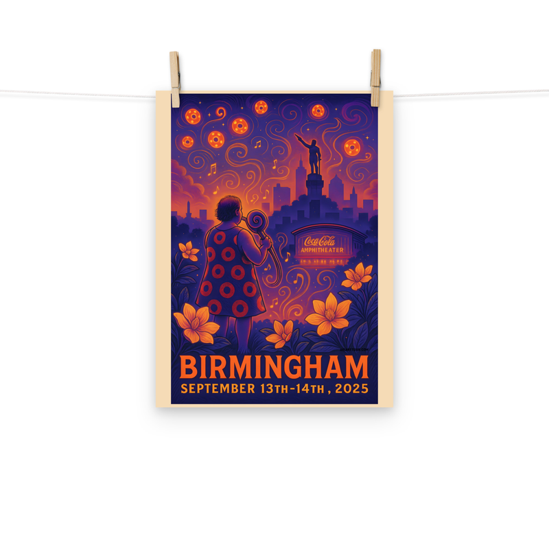 Phish Poster Summer Tour 2025 Birmingham Lot Poster Phish Print