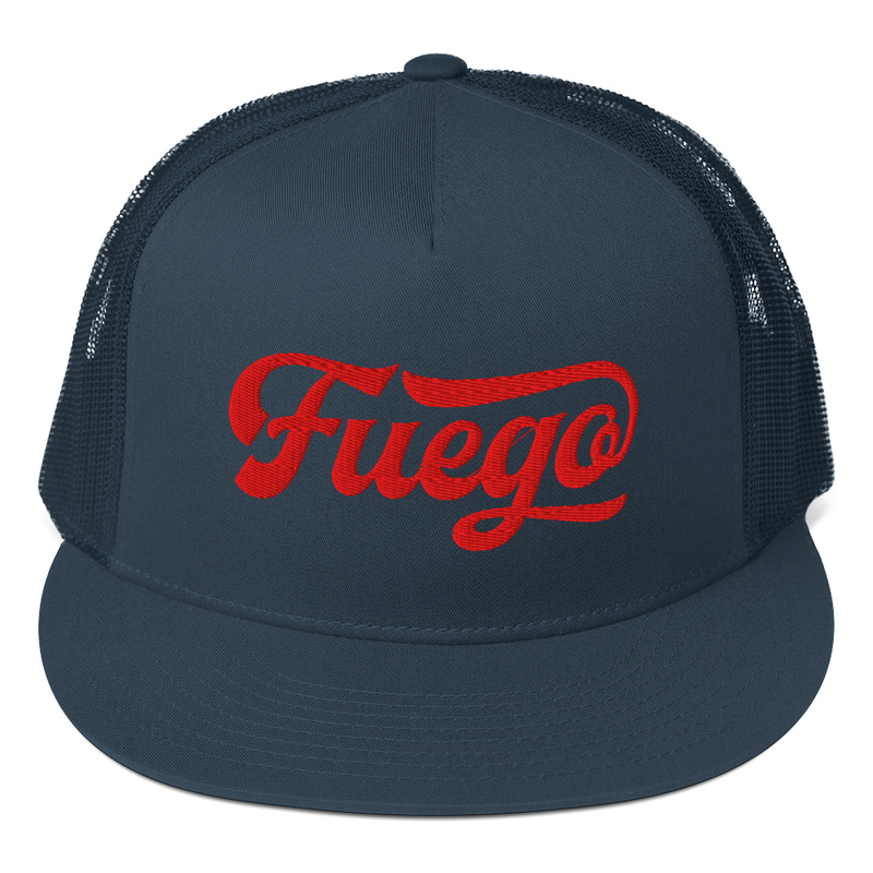 Fuego Embroidered Foam Trucker Hat