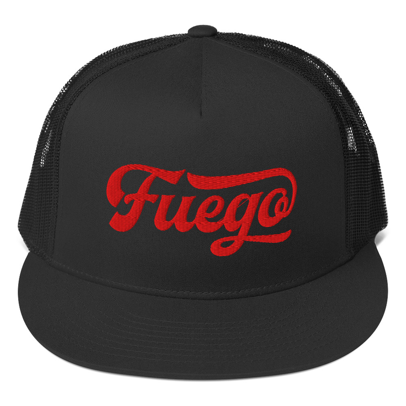 Fuego Embroidered Foam Trucker Hat