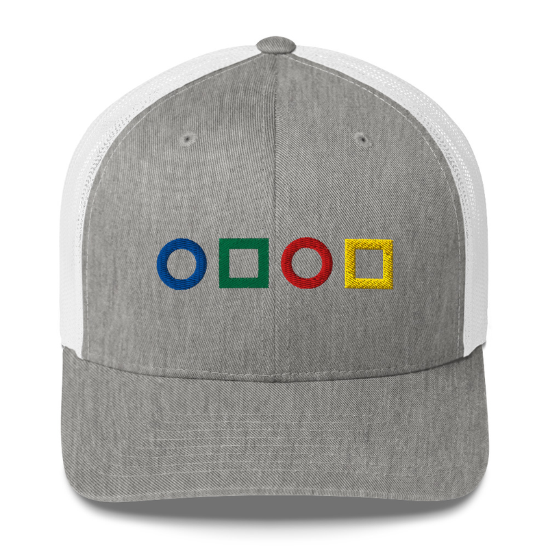 Get More Down Embroidered Trucker Cap