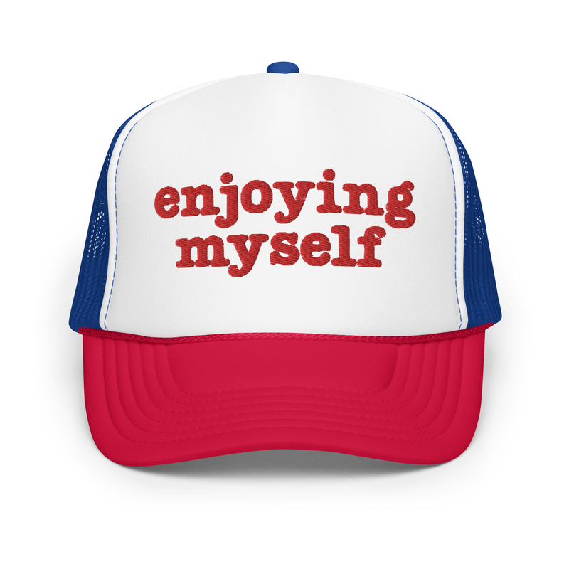 YEM : Enjoying Myself Foam Front Trucker Hat