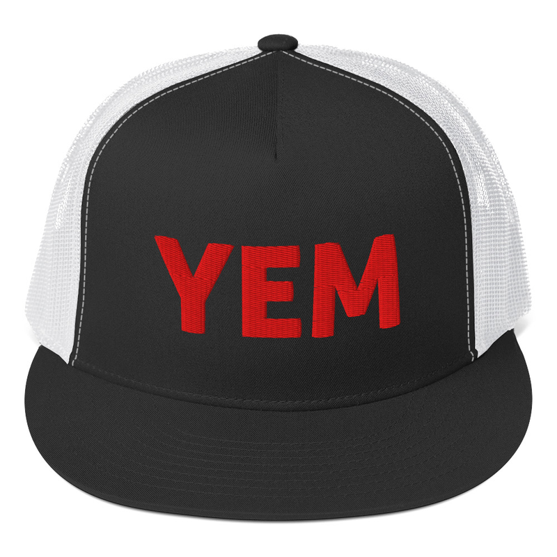 YEM Embroidered Foam Trucker Hat