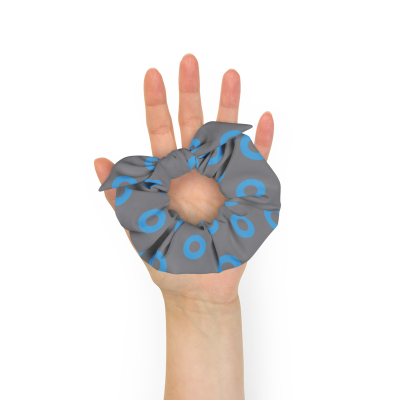 Scrunchie - Fishman Donut - Red  Womens - Red Donut  Hair Bob- Fishman Hair Tie- Phᴉsh Womens - Phᴉsh Women